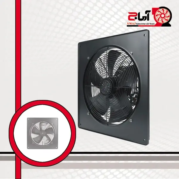 هواکش آکسیال صنعتی زیلابگ سایز ۴۰ سانتی متر سه فاز مدل 4D-400B