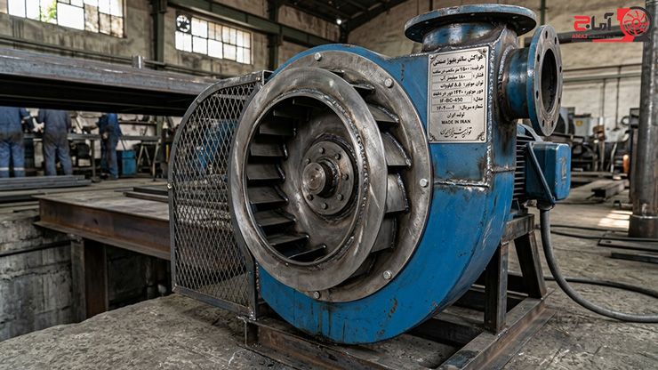  فن سانتریفیوژ بکوارد(Backward Discharge) 
