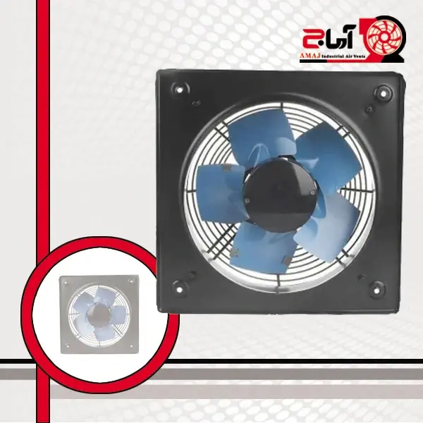 هواکش صنعتی سبک فلزی دمنده ۵۰ سانت مدل VID-50D4S